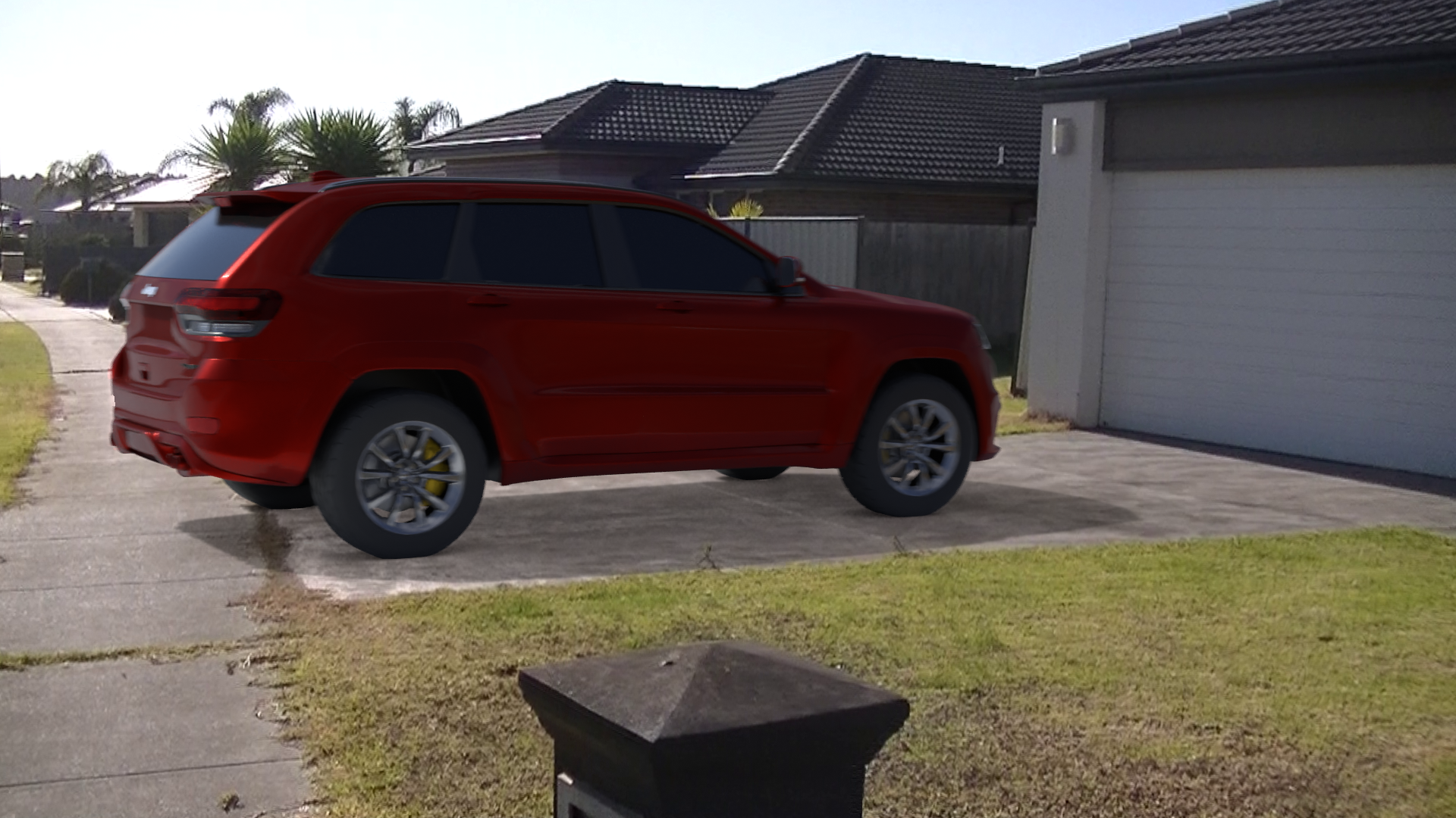 Jeep Cherokee with rig preview image 1